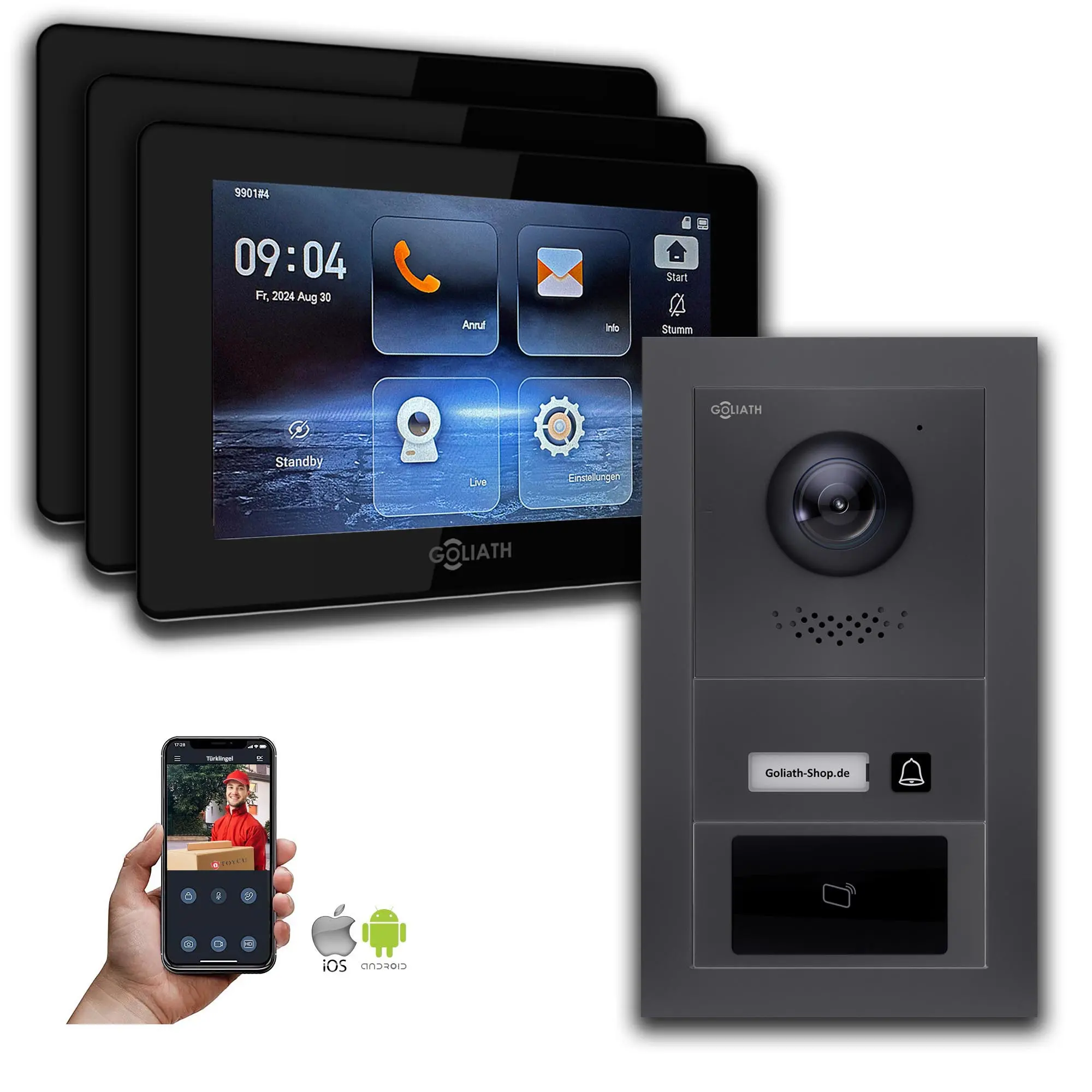 GL-HB112A.1_Video-Tuersprechanlage_Gegensprechanlage_Goliath_IP_2-Draht