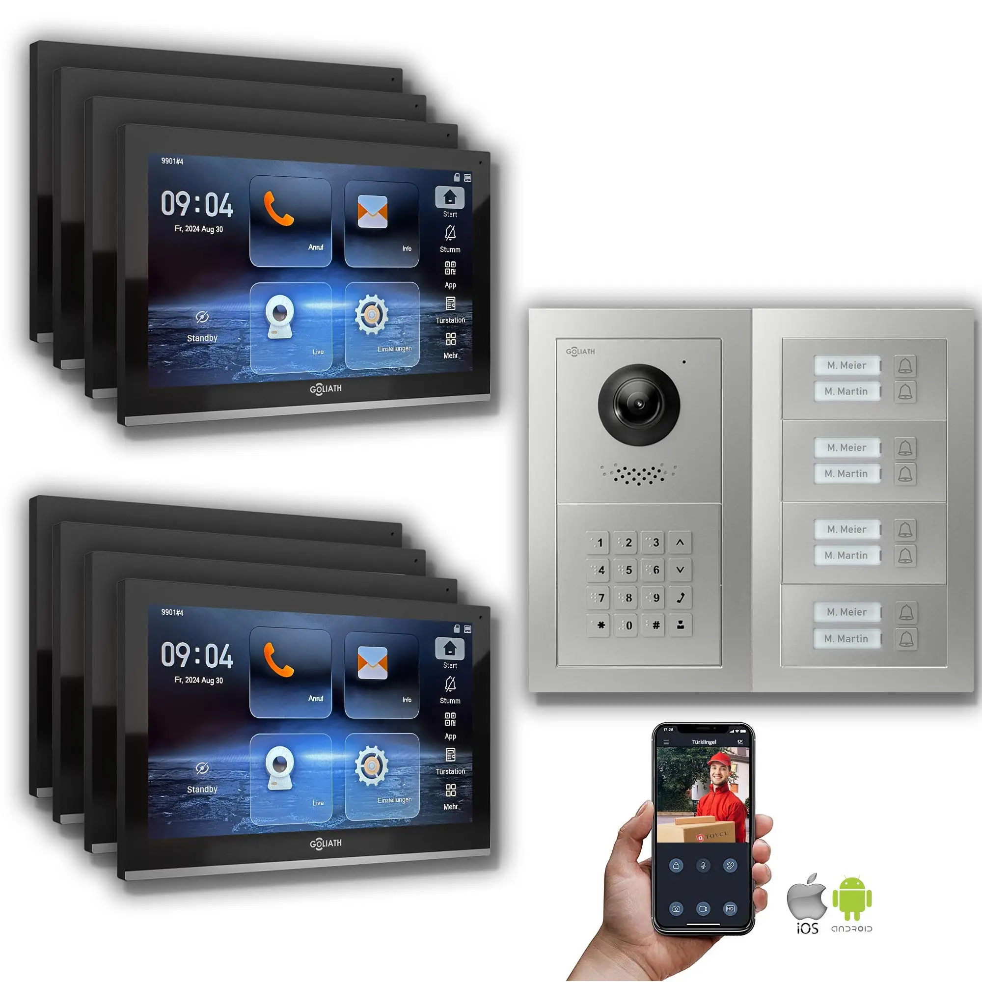 GL-IPH820.1_Video-Tuersprechanlage_Sprechanlage_Goliath_IP_Hybrid