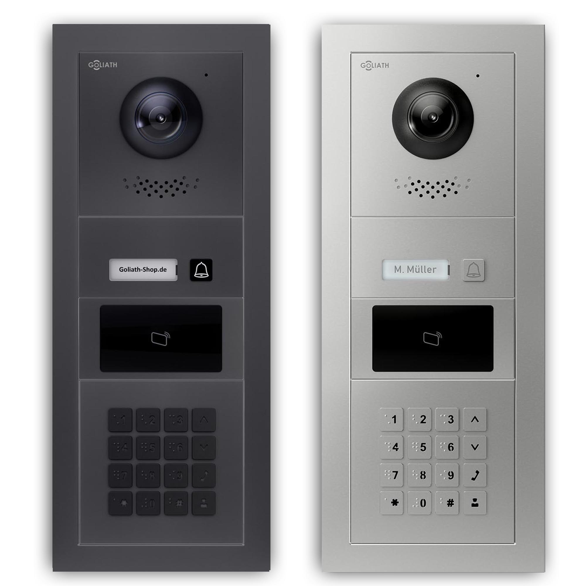 Goliath_tuerklingel_mit-kamera-Aussenstation_RFID_Zahlencode_1-Familienhaus