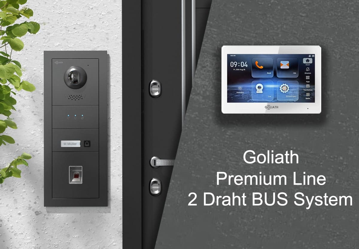 Premium 2-Draht BUS Türsprechanlage