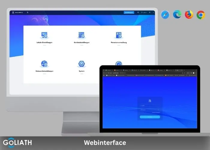 Webinterface Goliath
