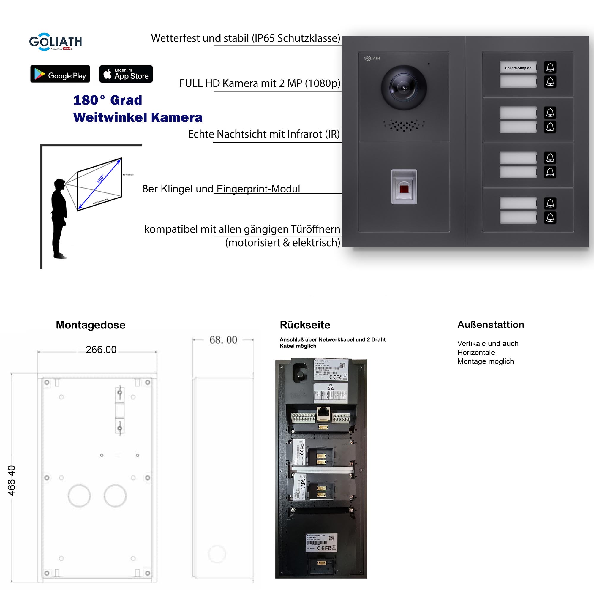 GL-VTA81A_Tuerklingel_Tuersprechanlage_Goliath-IP-2-Draht