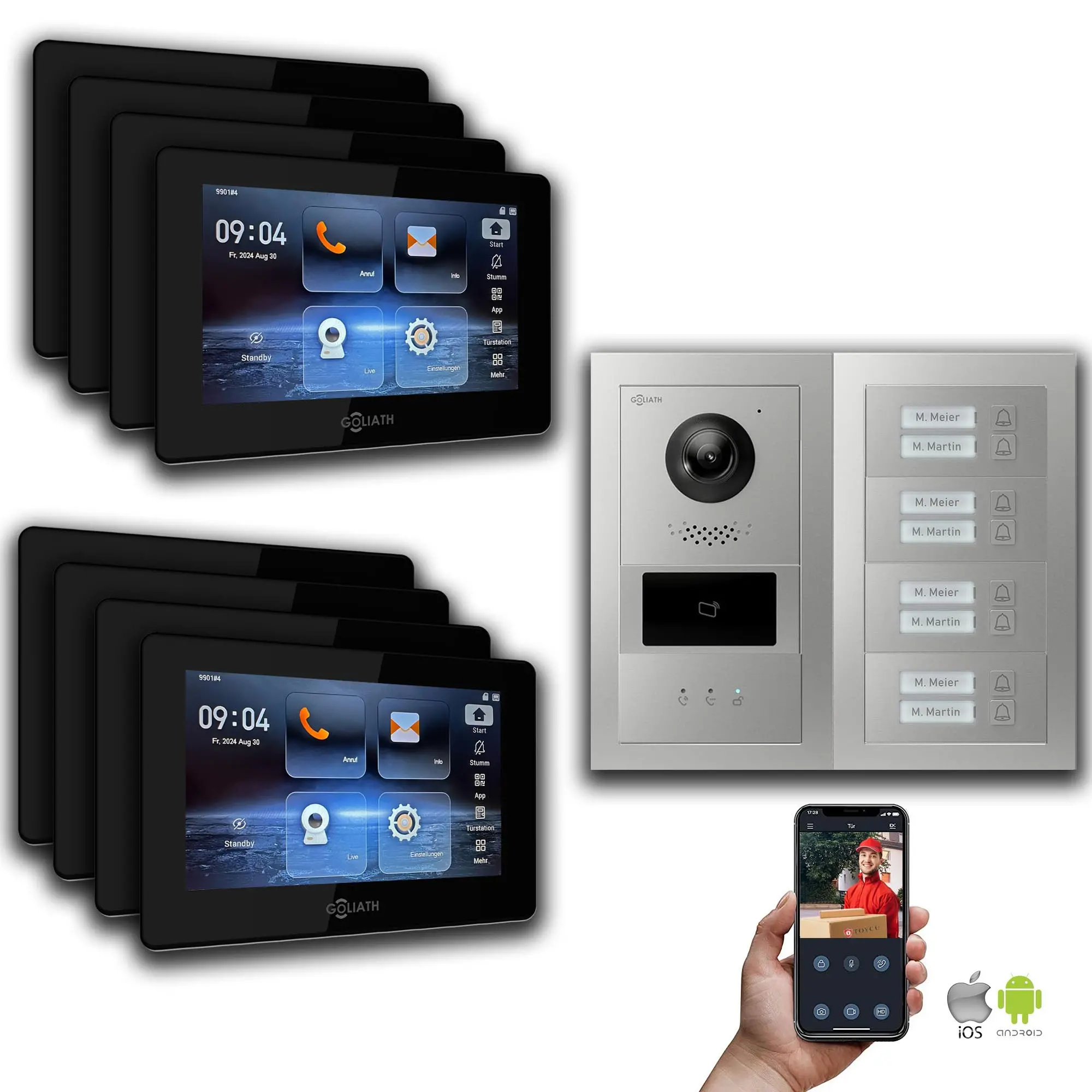 GL-IPH815.1_Video-Tuersprechanlage_Sprechanlage_Goliath_IP_Hybrid