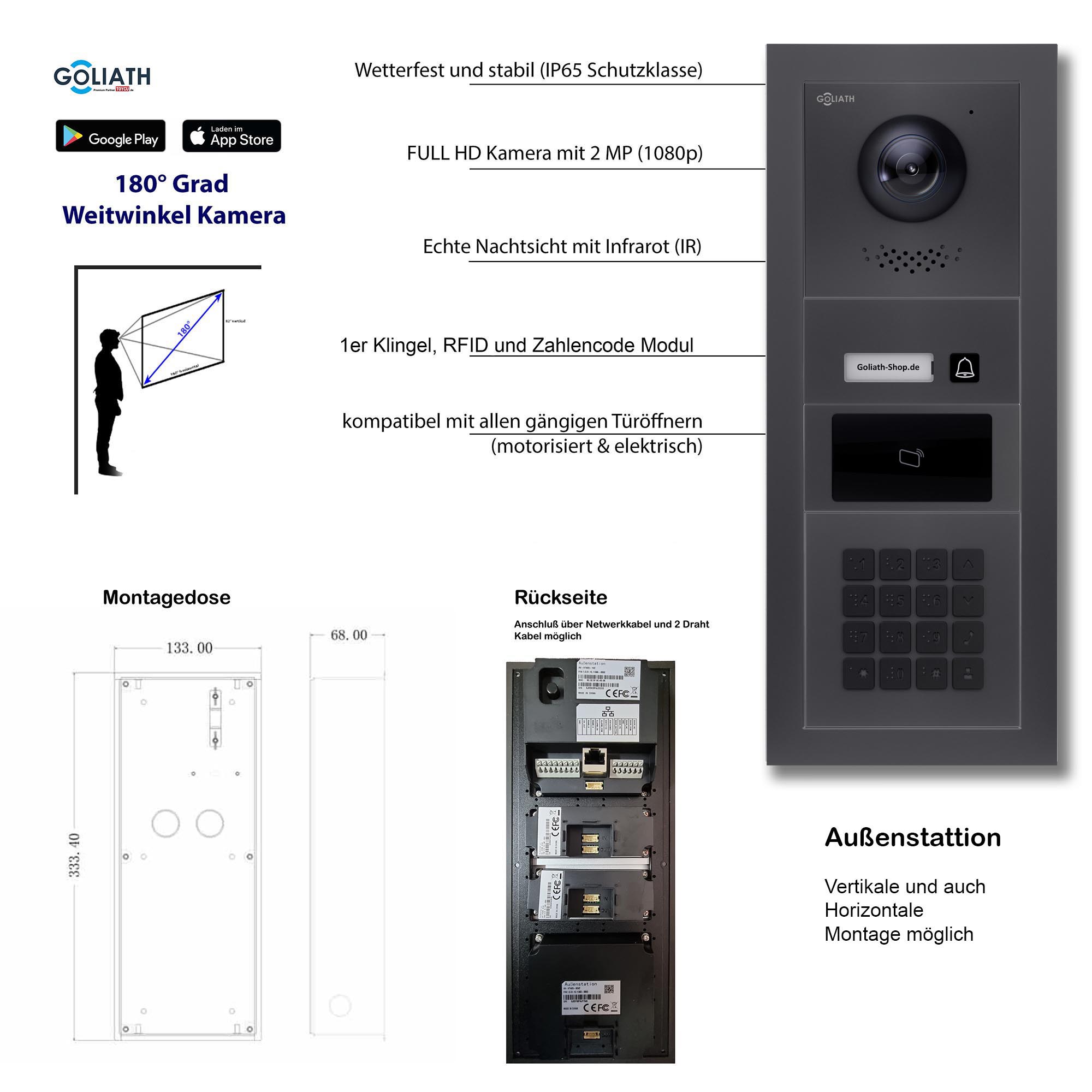 GL-VTA15A_Tuerklingel_Tuersprechanlage_Goliath_IP_2-Draht