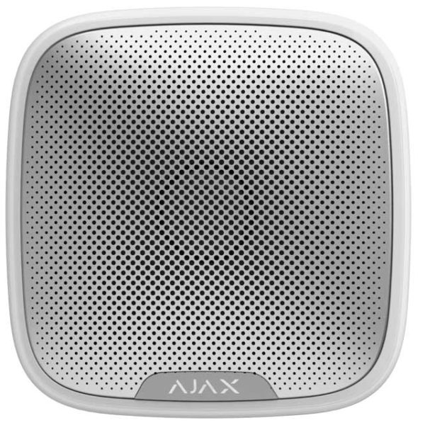 AJAX | Außensirene | LED-Statusanzeige | 85 - 113 dB | StreetSiren | Weiß