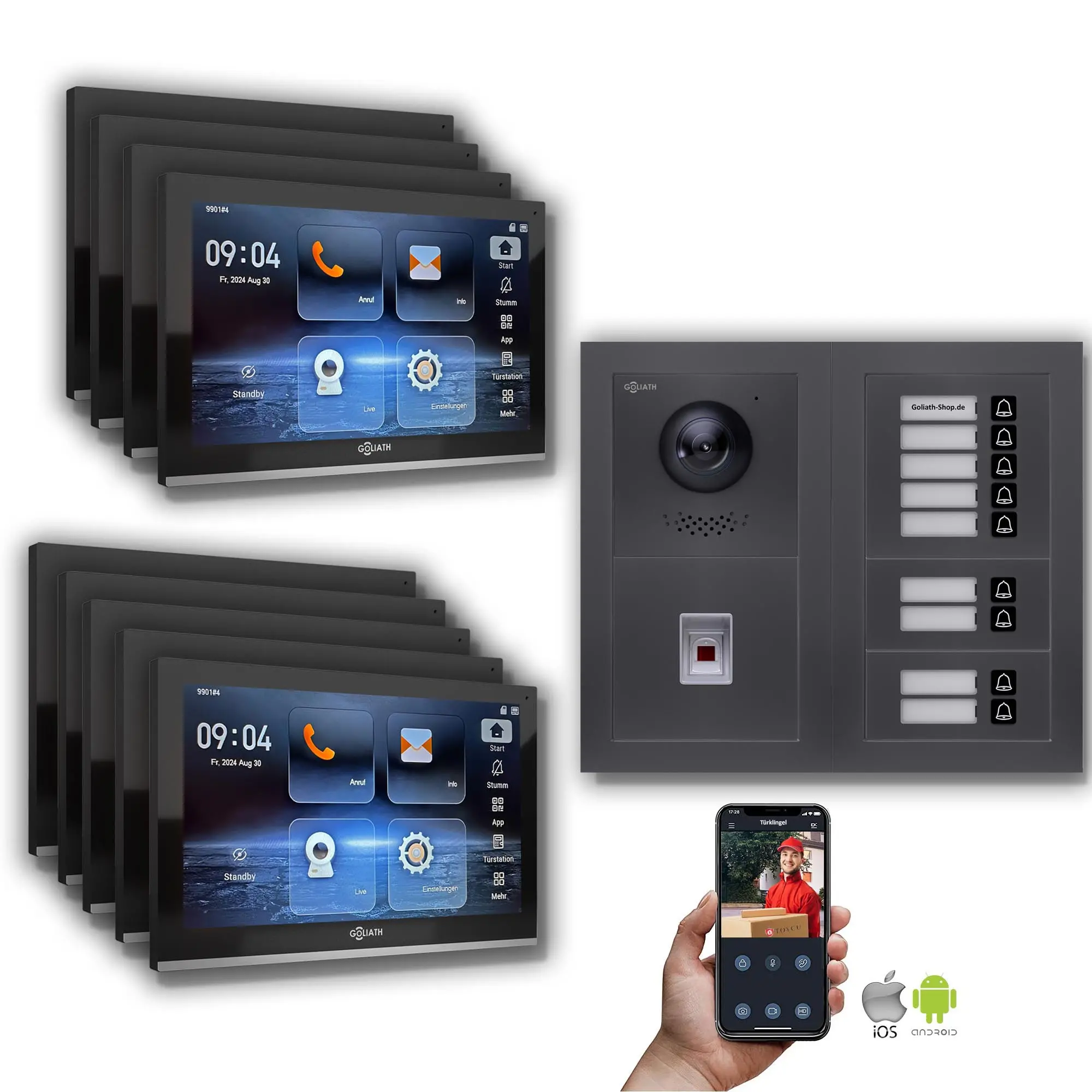 GL-IPH930A.1_Video-Tuersprechanlage_Sprechanlage_Goliath_IP_Hybrid
