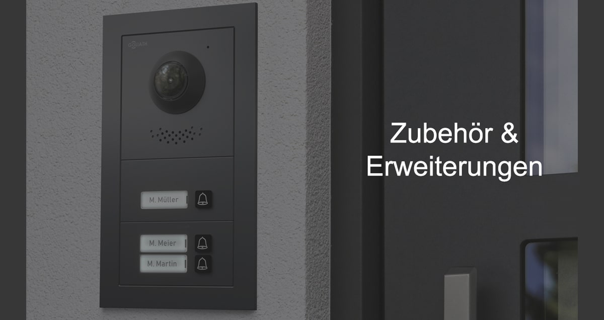 Goliath IP Zubehör und Erweiterungen für Türsprechanlagen