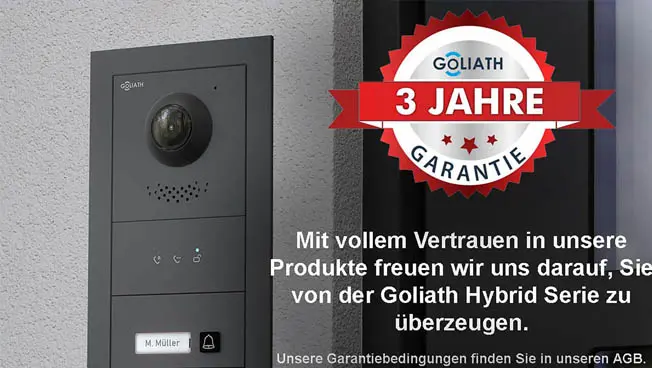 Warum brauche ich eine GOLIATH Türsprechanlage