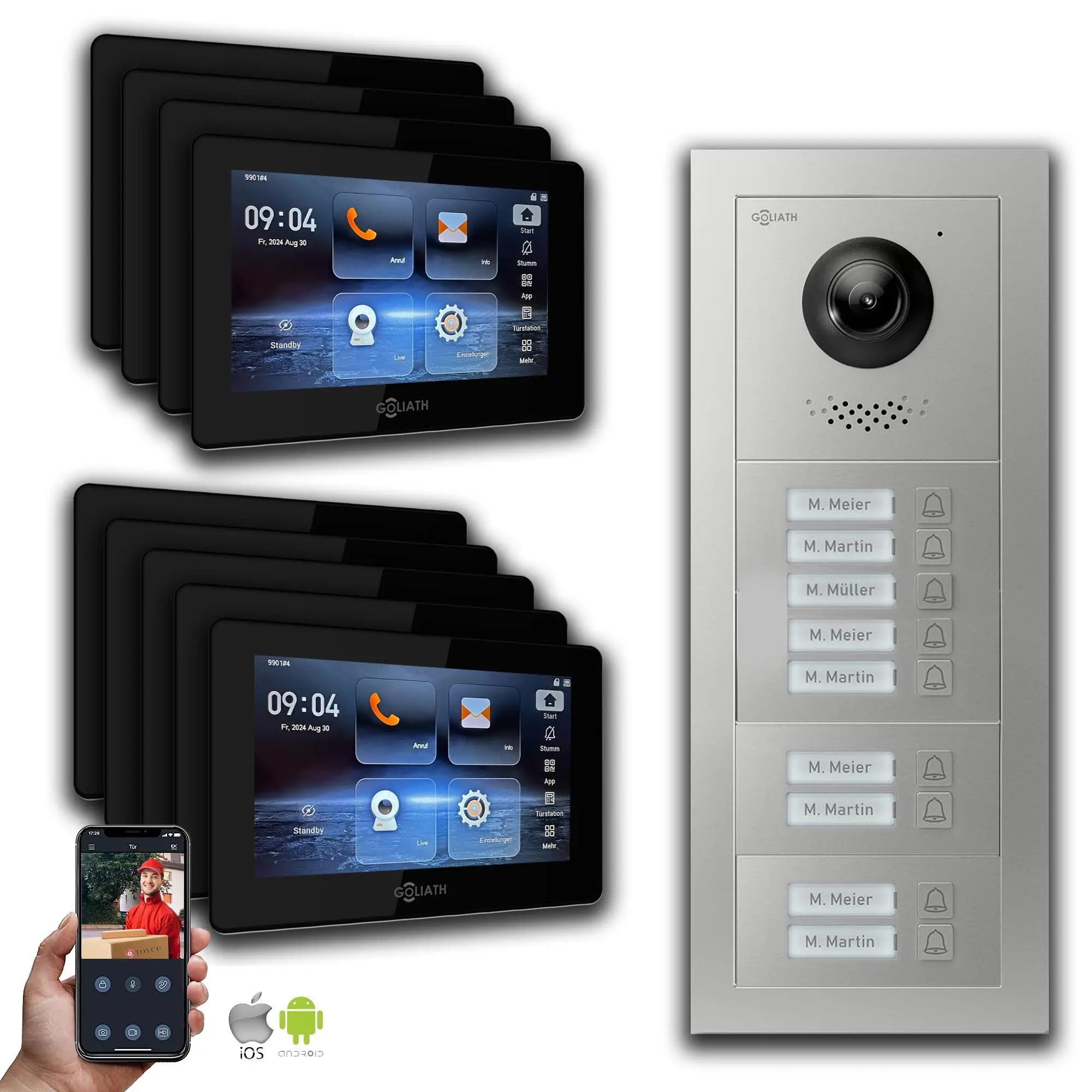 GL-IPH905.1_Video-Tuersprechanlage_Sprechanlage_Goliath_IP_Hybrid
