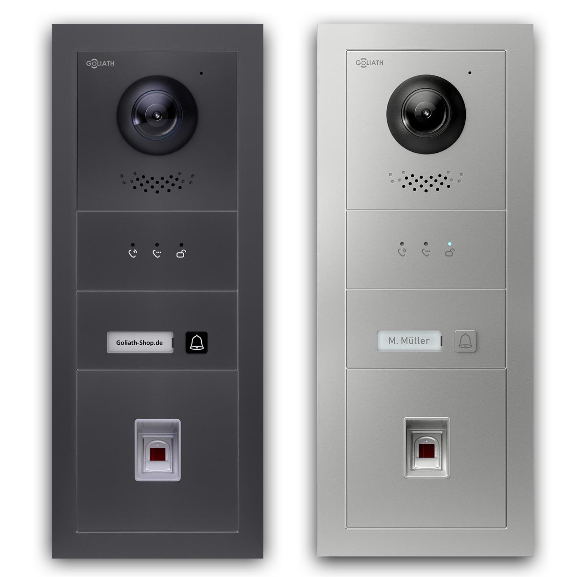 Goliath_tuerklingel_mit-kamera-Aussenstation_Feedbackmodul_fingerprint_1-Familienhaus