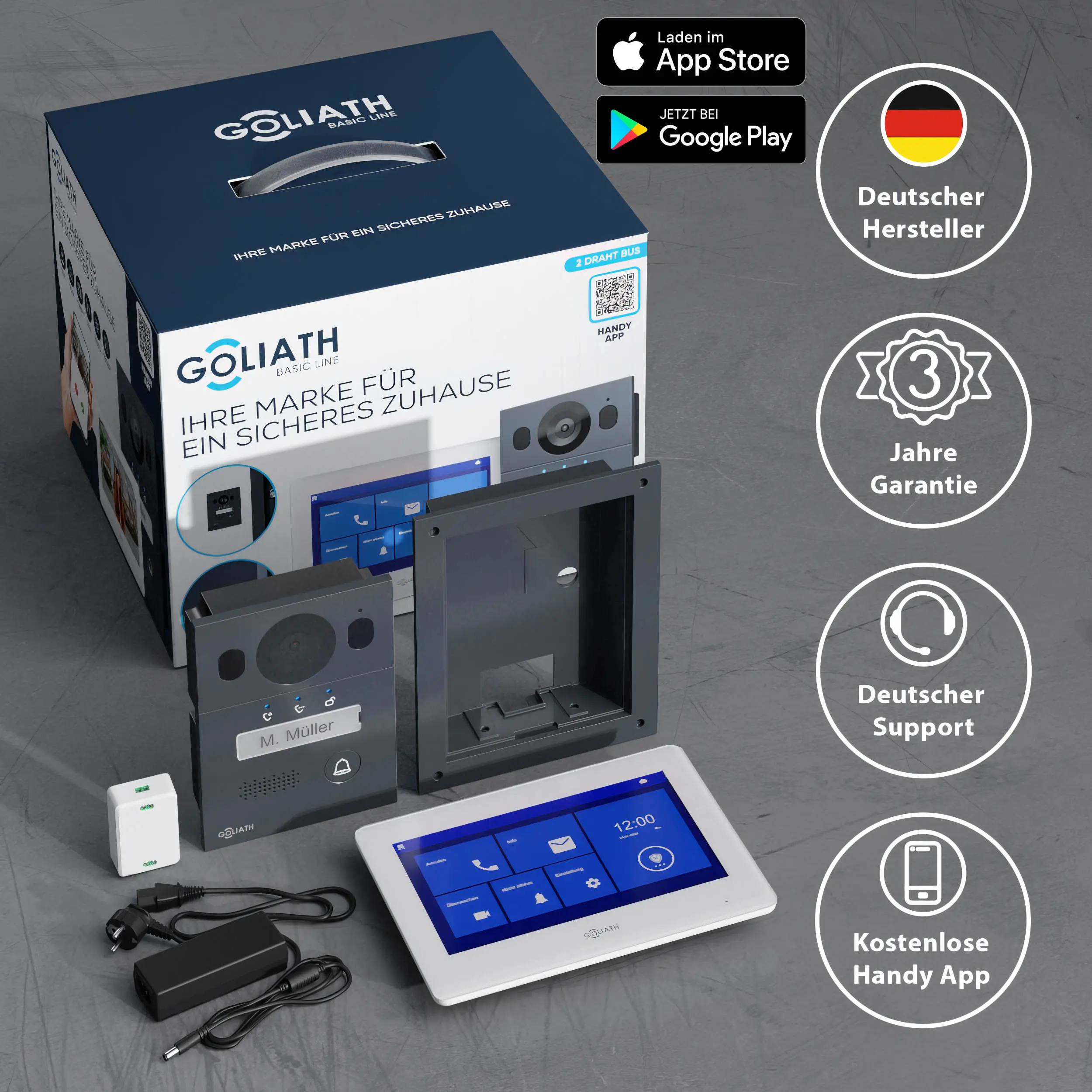 AV-BLS-04A_Goliath_Basic_Türklingel_ Komplett Set