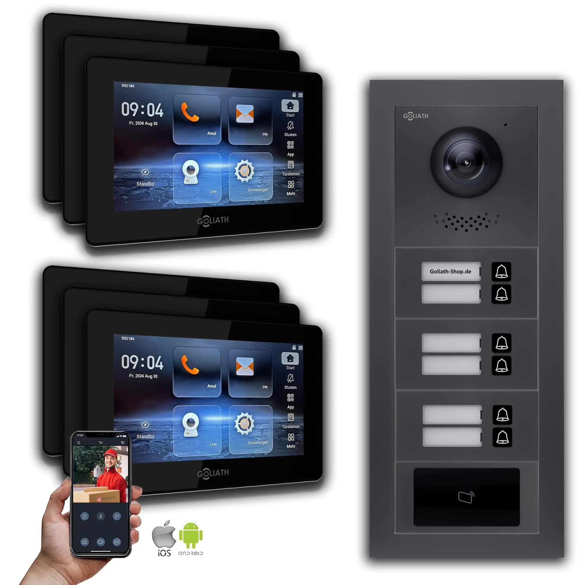 GL-IPH615A.1_Video-Tuersprechanlage_Sprechanlage_Goliath_IP_Hybrid