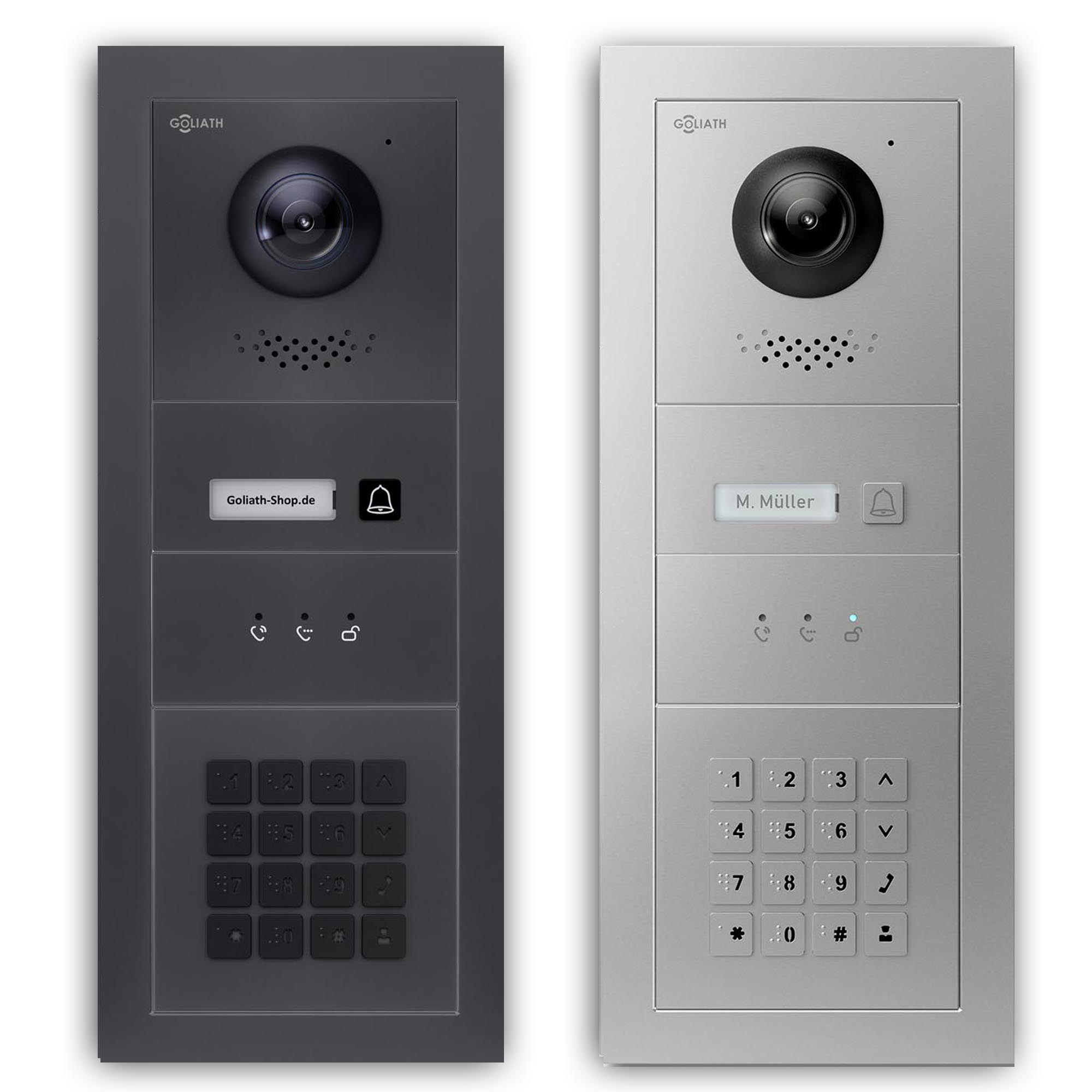 Goliath_tuerklingel_mit-kamera-Aussenstation_Feedbackmodul_Zahlencode_1-Familienhaus