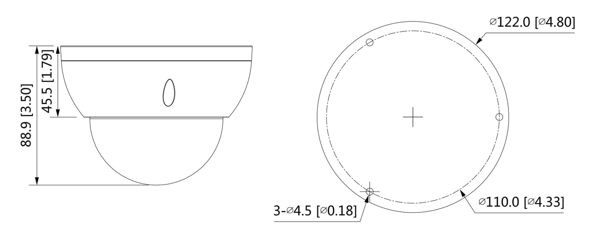 AV-IP325 | Starlight | IP Dome Kamera | 8 MP | Motorzoom | POE