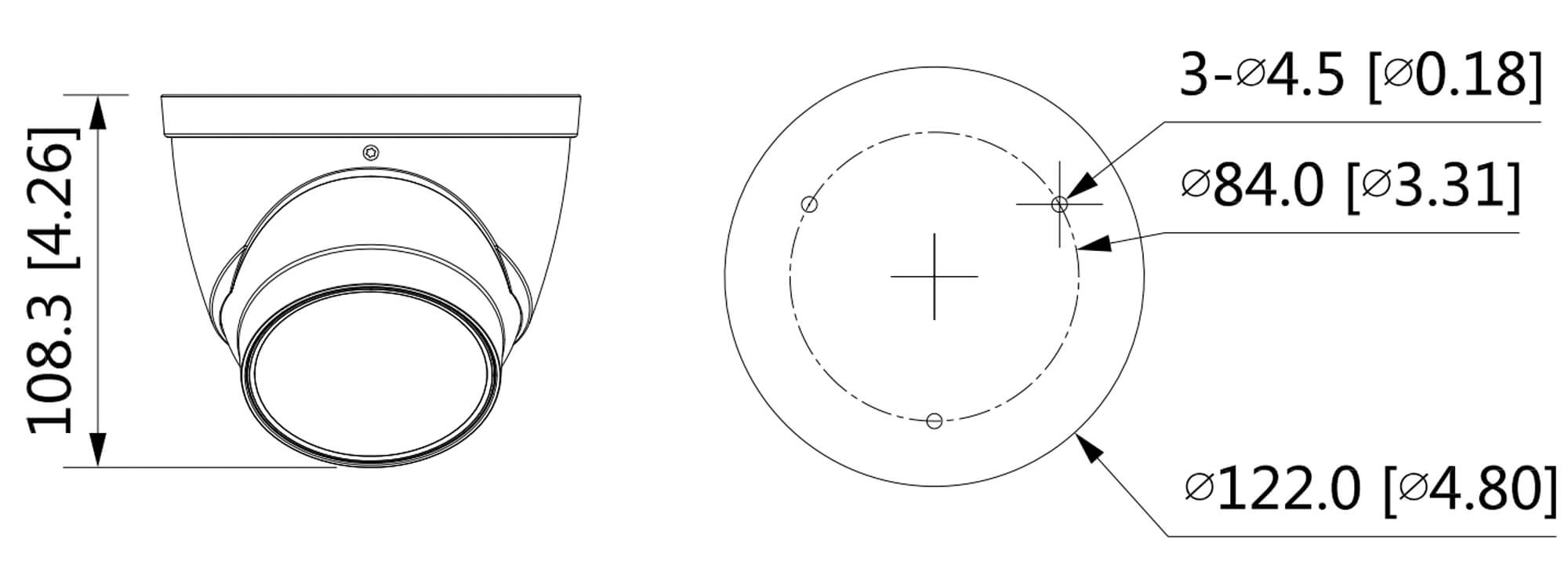 GOLIATH Starlight IP Dome Kamera | 8 MP | Motorzoom | WDR | PoE