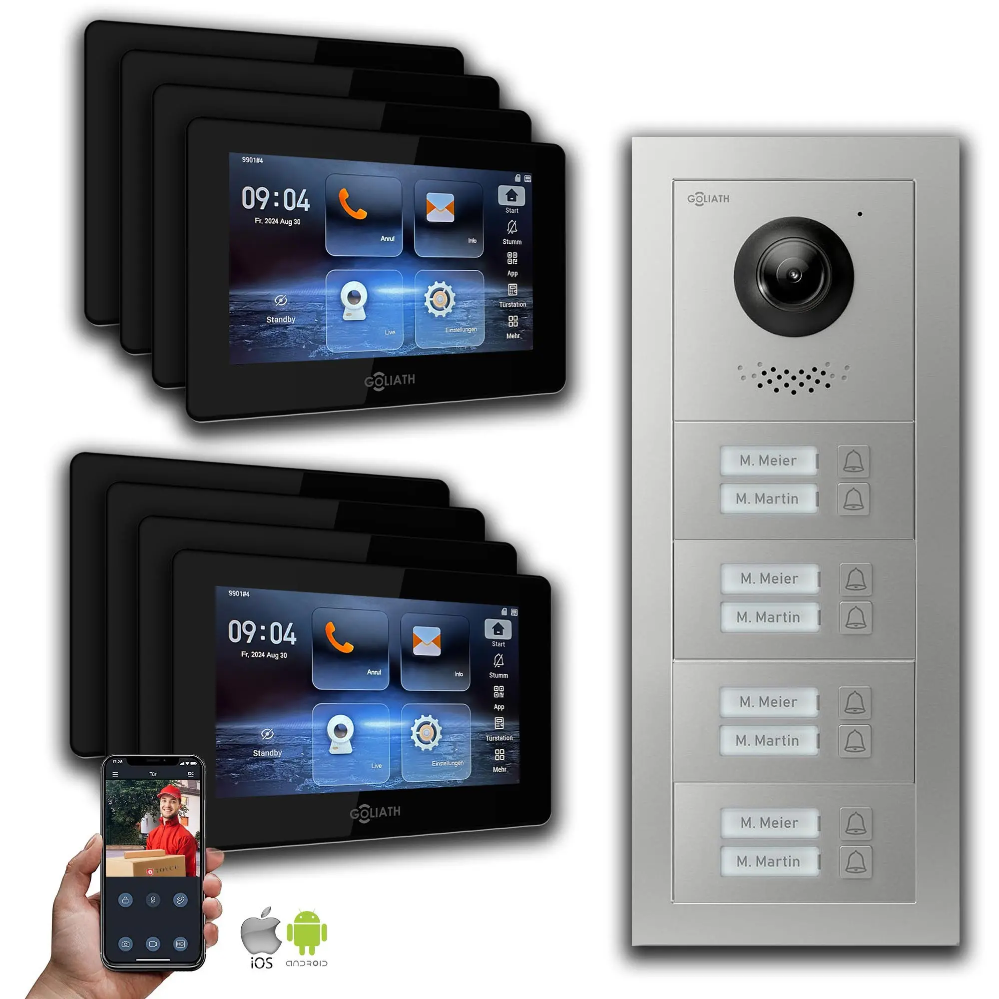 GL-HB800.1_Video-Tuersprechanlage_Gegensprechanlage_Goliath_IP_2-Draht