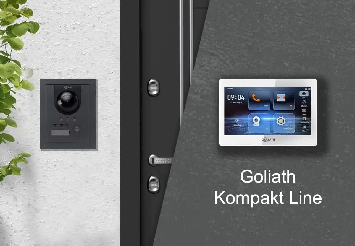 Video Gegensprechanlage mit Kamera 2-Draht BUS IP Video Gegensprechanlage mit Kamera 2-Draht BUS IP