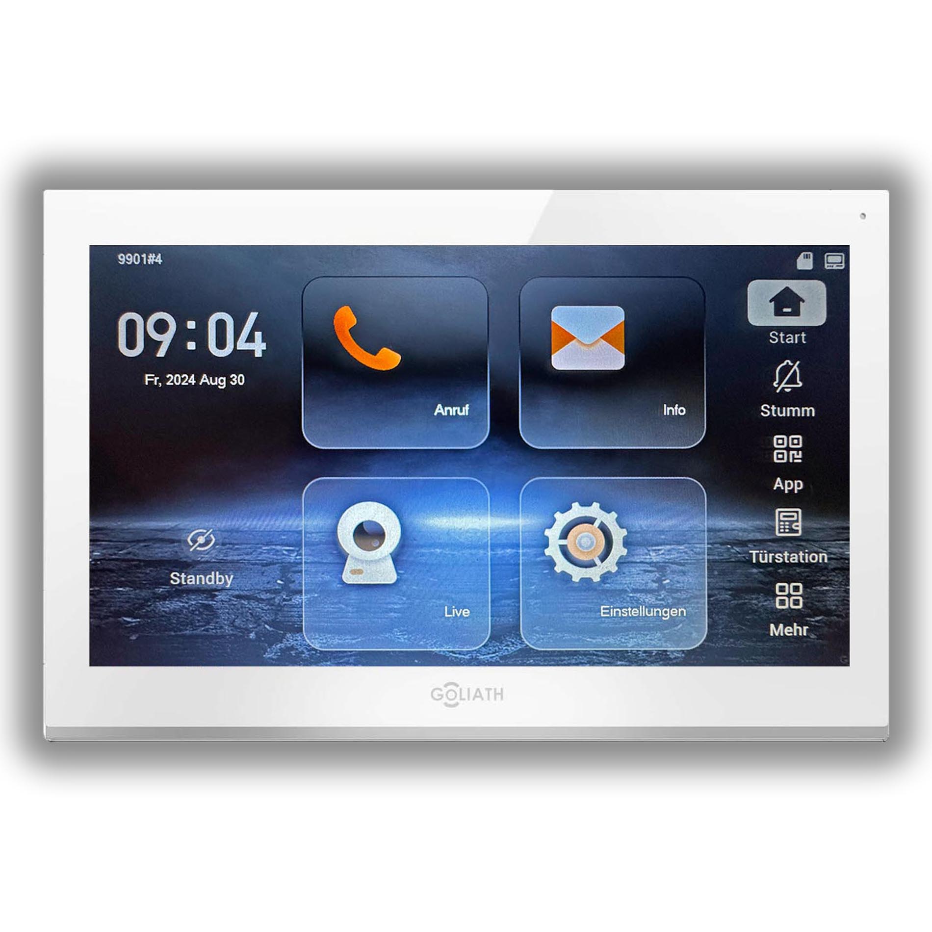 Goliath 10″ Monitor Weiß