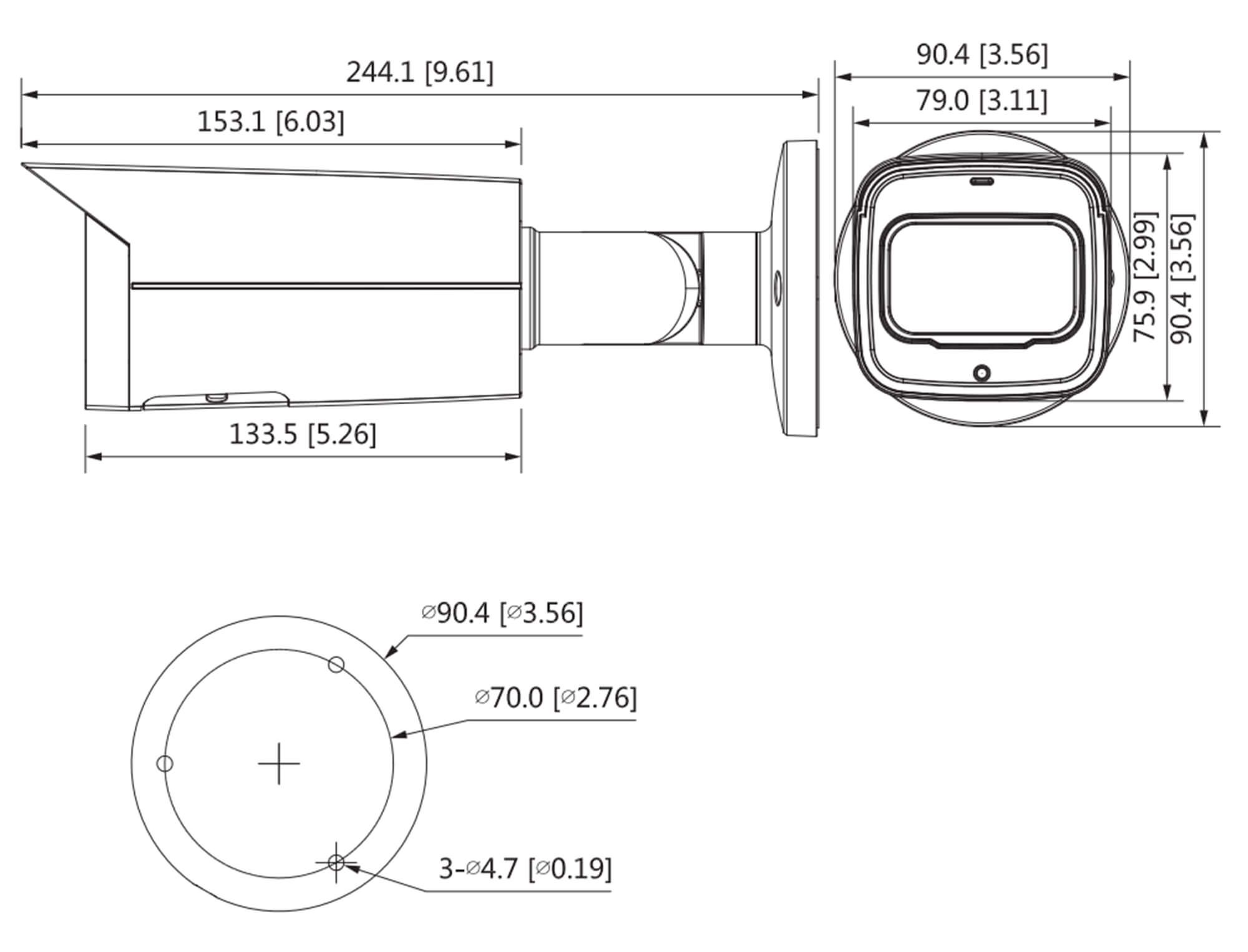 AV-IP207v3 | Starlight | IP Kamera | 4 MP | Motorzoom | POE