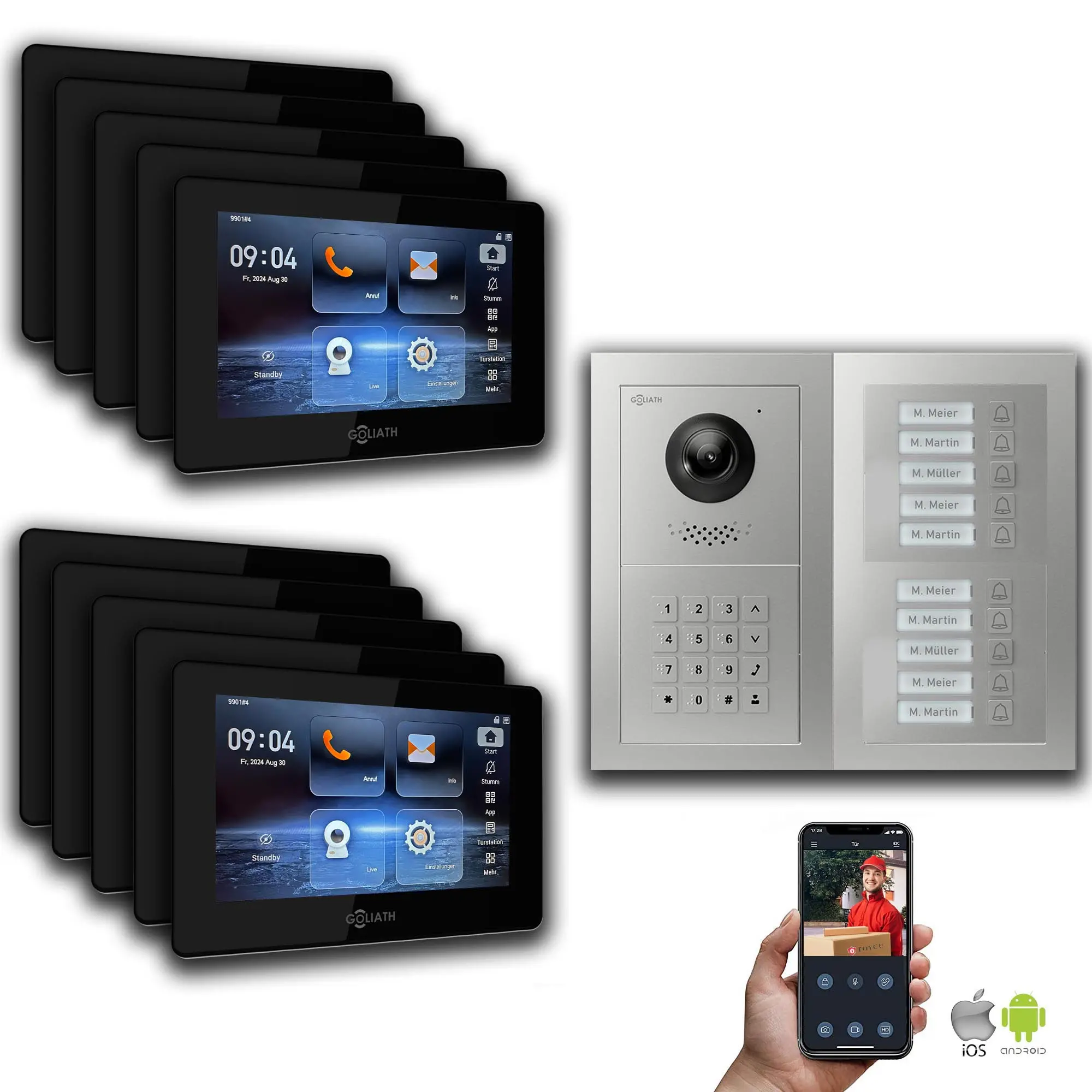 GL-IPH1025.1_Video-Tuersprechanlage_Sprechanlage_Goliath_IP_Hybrid