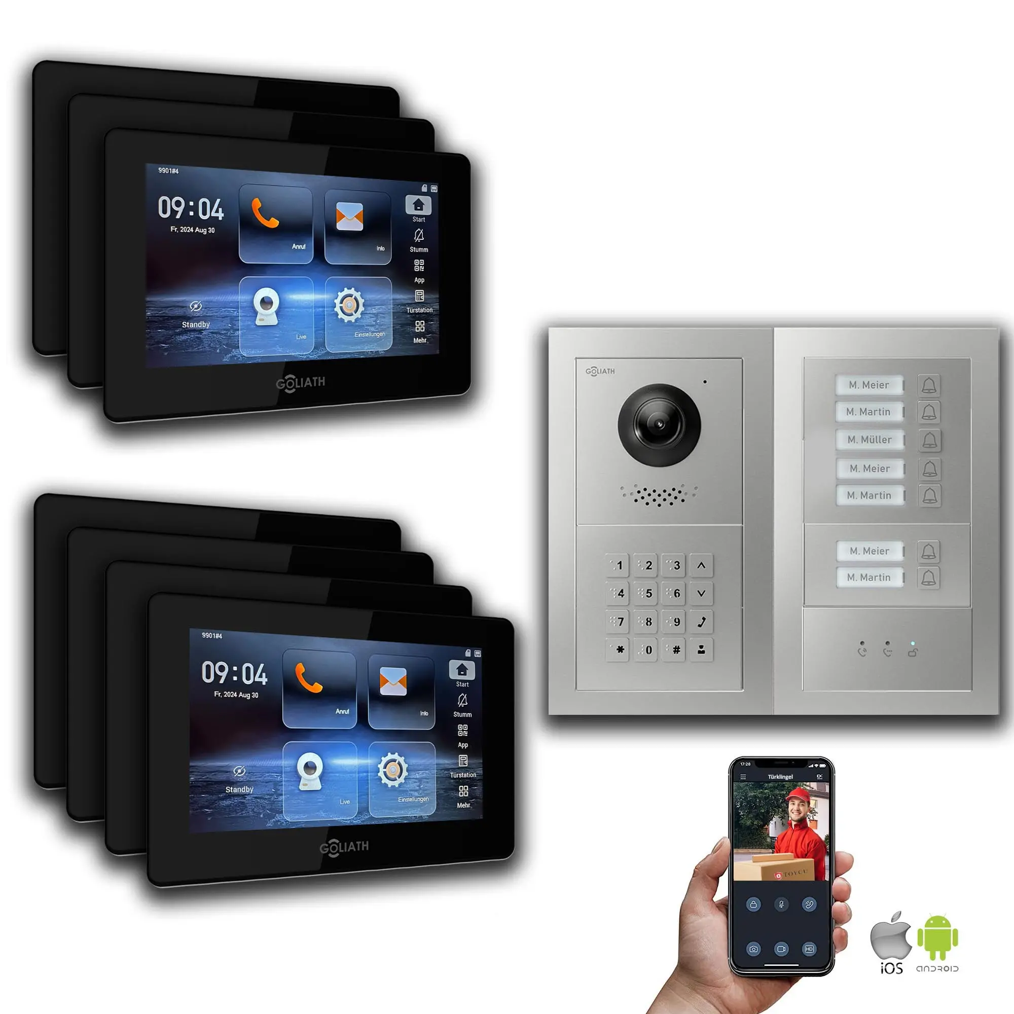 GL-HB730.1_Video-Tuersprechanlage_Gegensprechanlage_Goliath_IP_2-Draht
