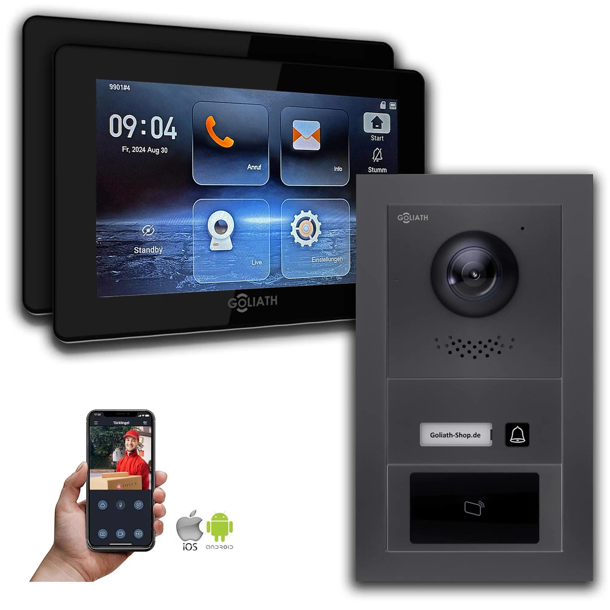 GL-HB111A.1_Video-Tuersprechanlage_Gegensprechanlage_Goliath_IP_2-Draht