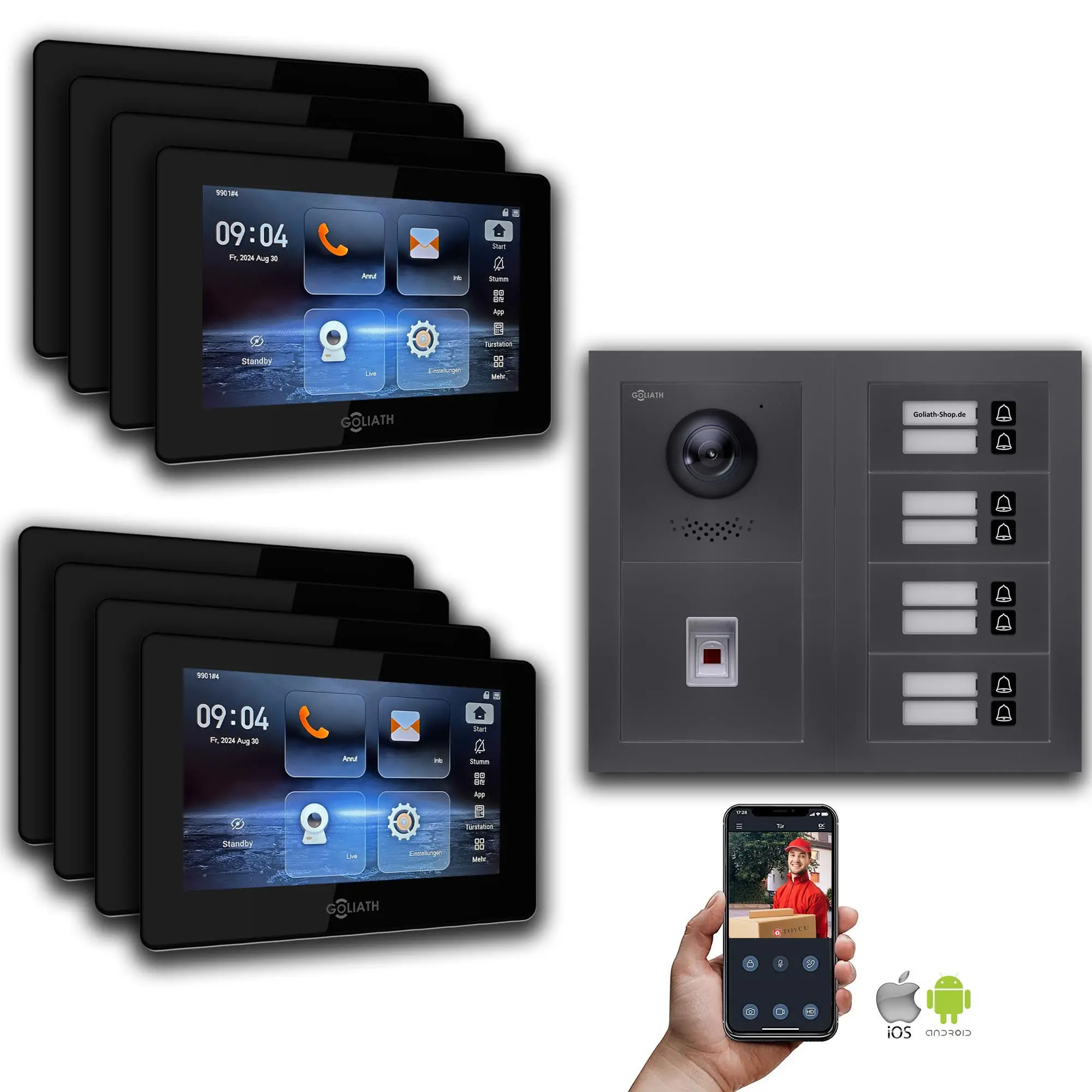 GL-IPH835A.1_Video-Tuersprechanlage_Sprechanlage_Goliath_IP_Hybrid