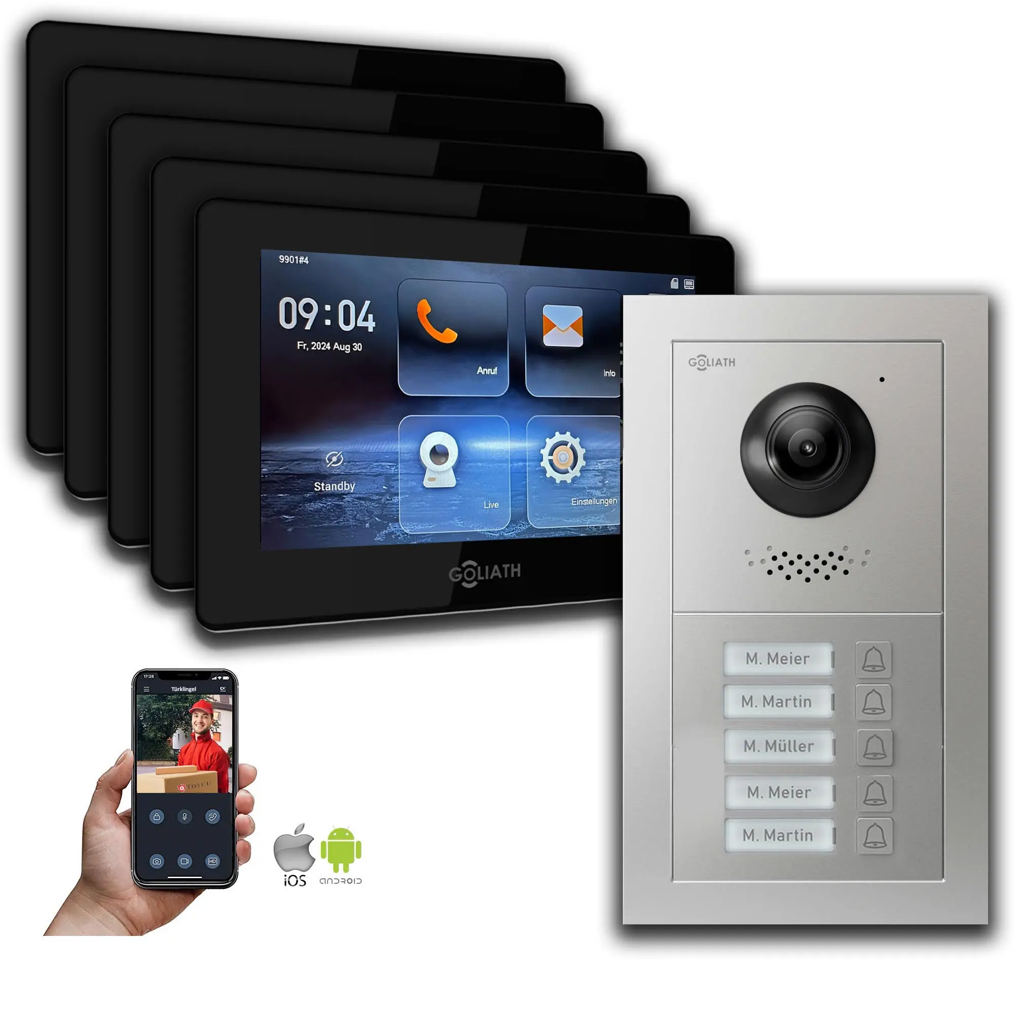GL-HB500.1_Video-Tuersprechanlage_Gegensprechanlage_Goliath_IP_2-Draht