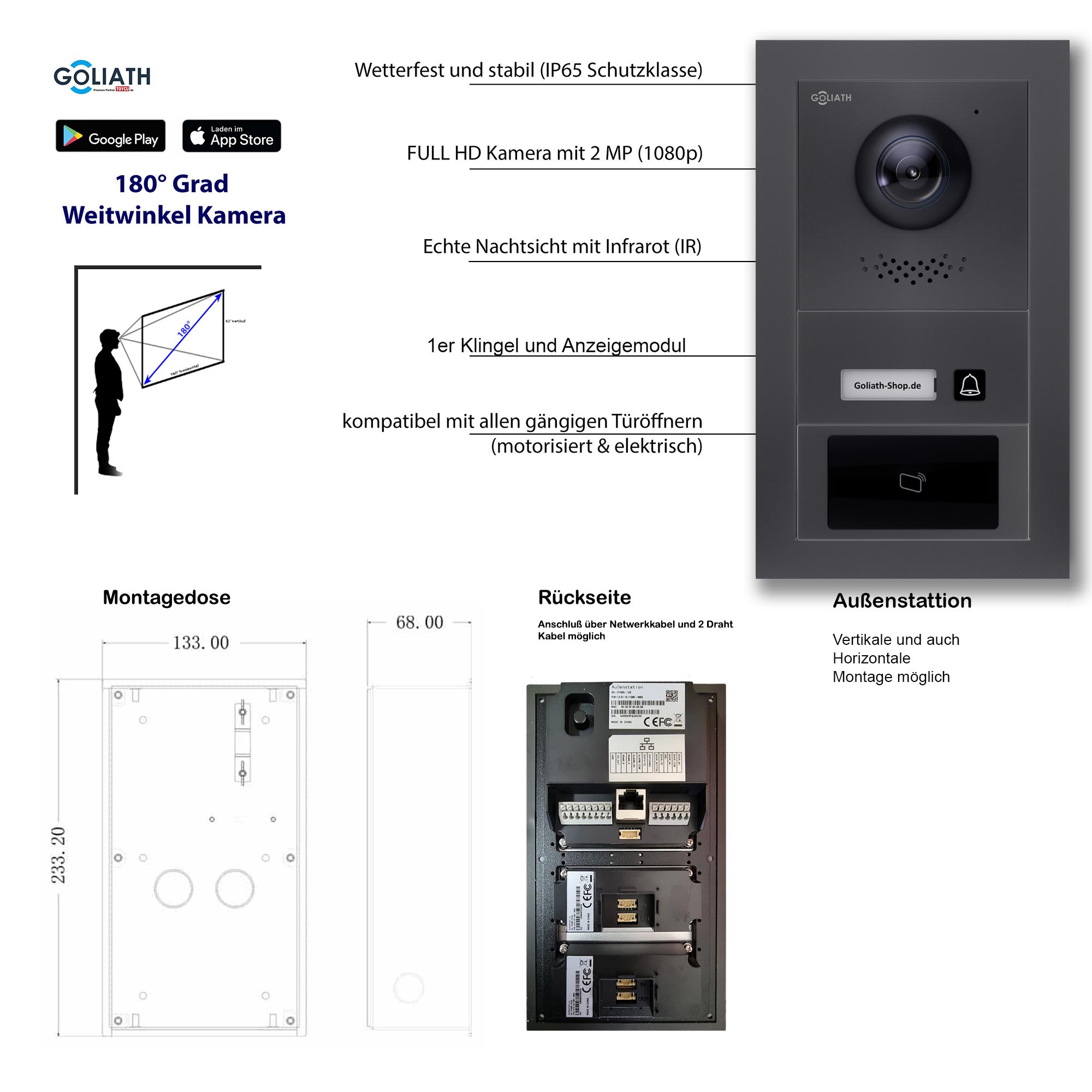 GL-VTA11A_Tuerklingel_Tuersprechanlage_Goliath_IP_2-Draht