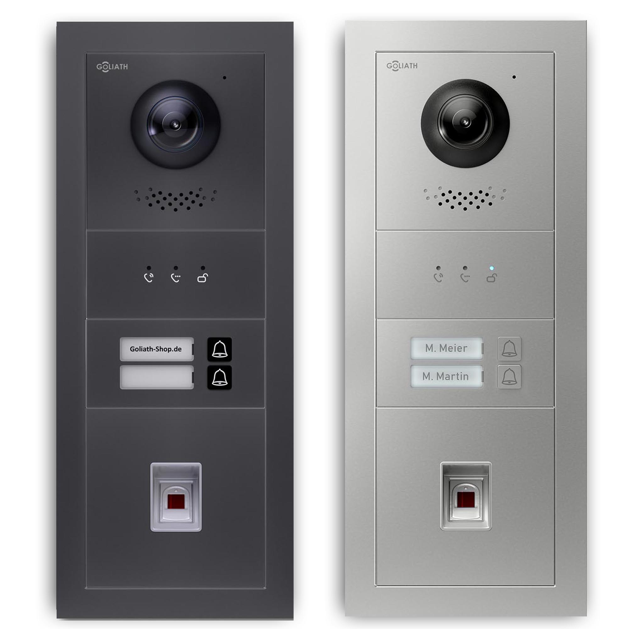 Goliath_tuerklingel_mit-kamera-Aussenstation_feedbackmodul_Fingerprint_2-Familienhaus