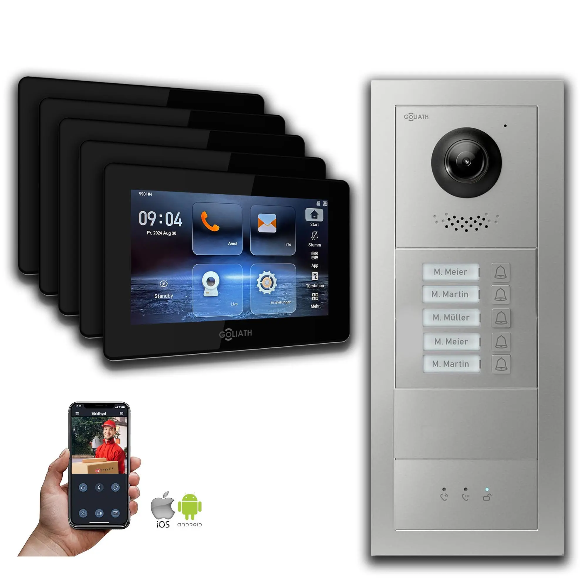 GL-HB540.1_Video-Tuersprechanlage_Gegensprechanlage_Goliath_IP_2-Draht
