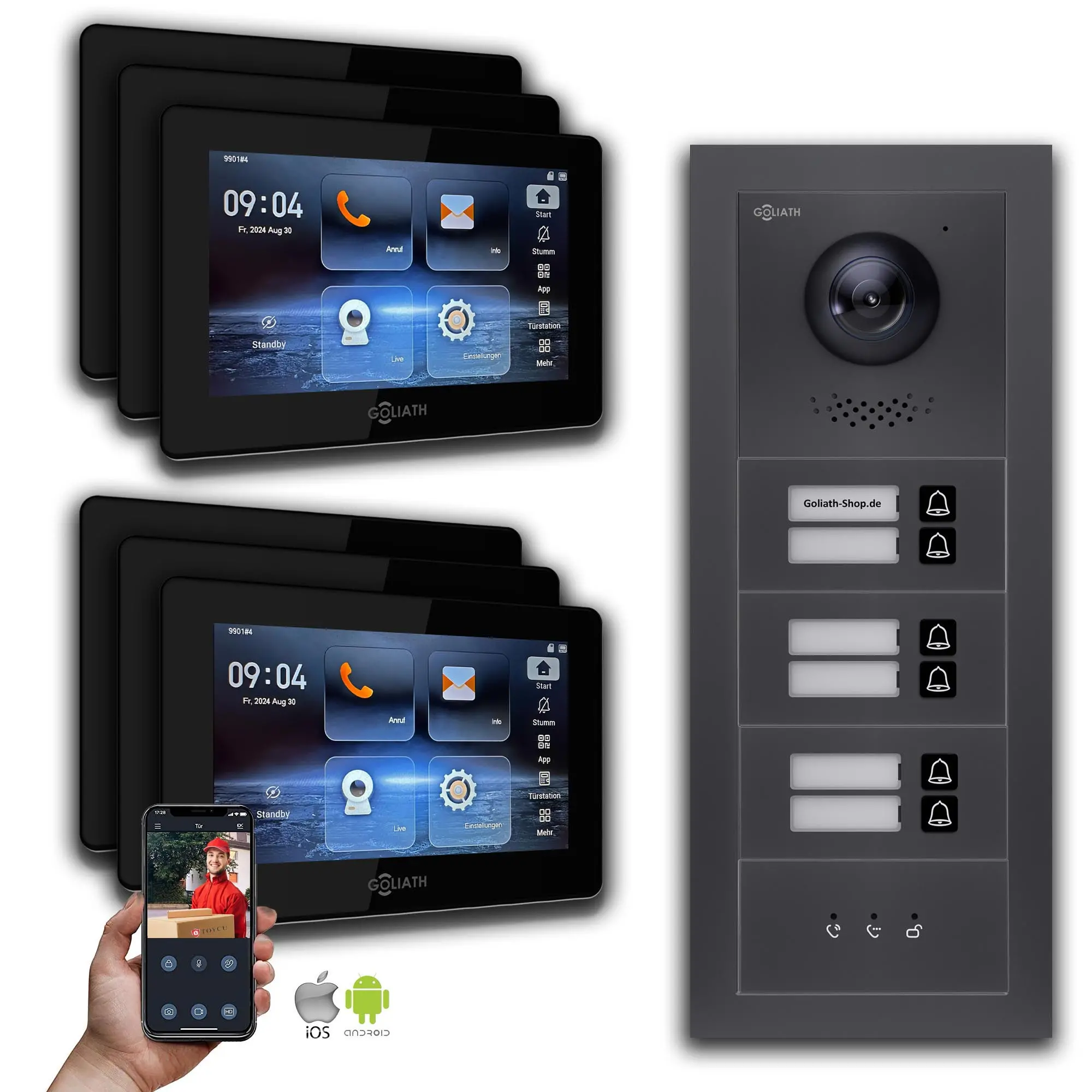GL-HB600A.1_Video-Tuersprechanlage_Gegensprechanlage_Goliath_IP_2-Draht