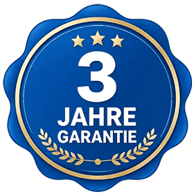 3 Jahre Garantie