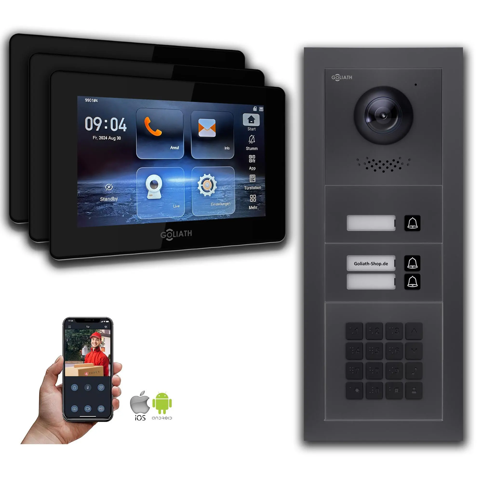 GL-HB320A.1_Video-Tuersprechanlage_Gegensprechanlage_Goliath_IP_2-Draht