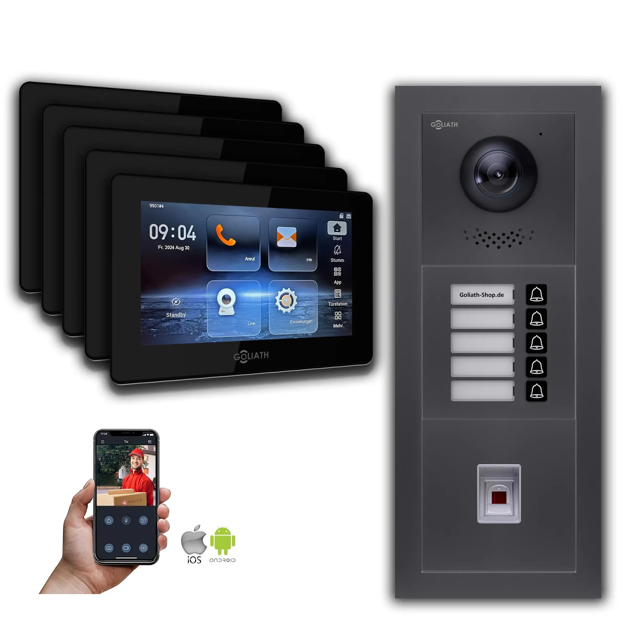GL-HB530A.1_Video-Tuersprechanlage_Gegensprechanlage_Goliath_IP_2-Draht