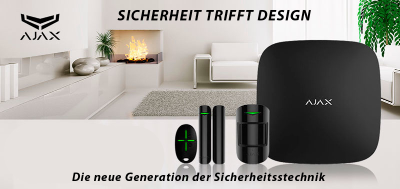 AJAX | Hub | MotionProtect | DoorProtect | SpaceControl | StarterKit Basic | Schwarz