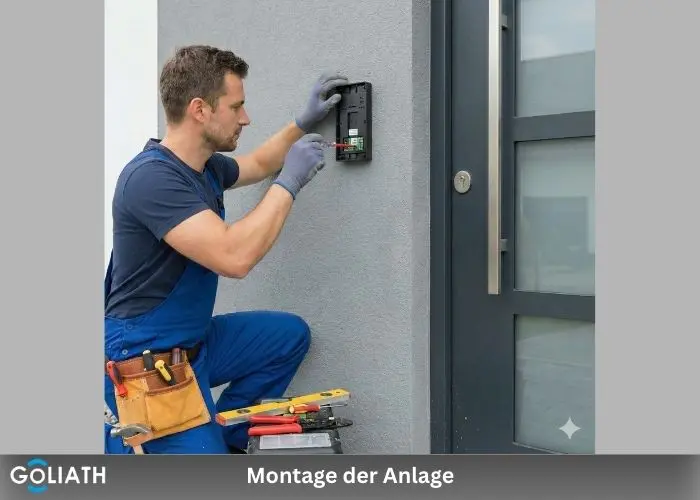 Montage der IP Anlage