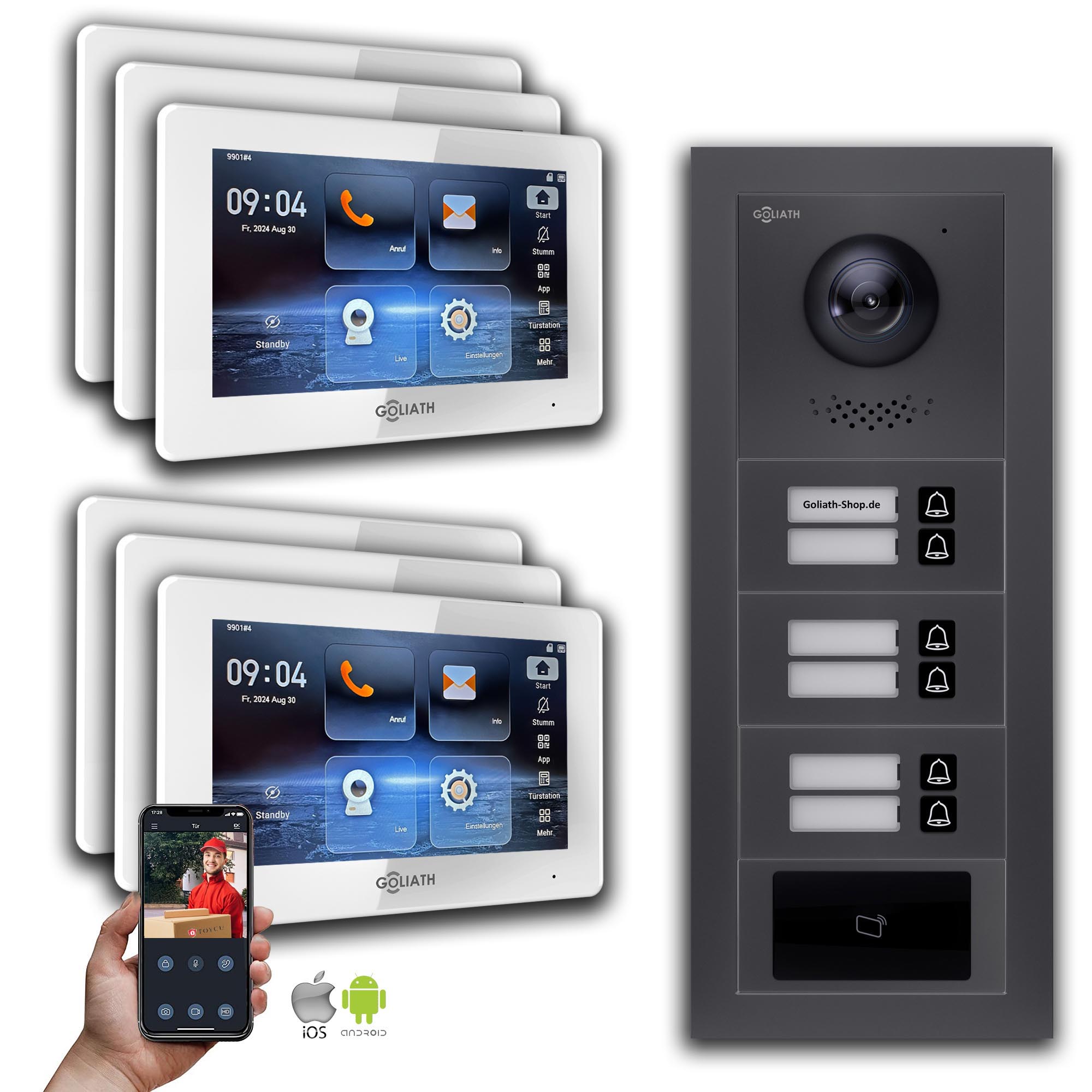 GL-IPH615A_Video-Tuersprechanlage_Sprechanlage_Goliath_IP_Hybrid