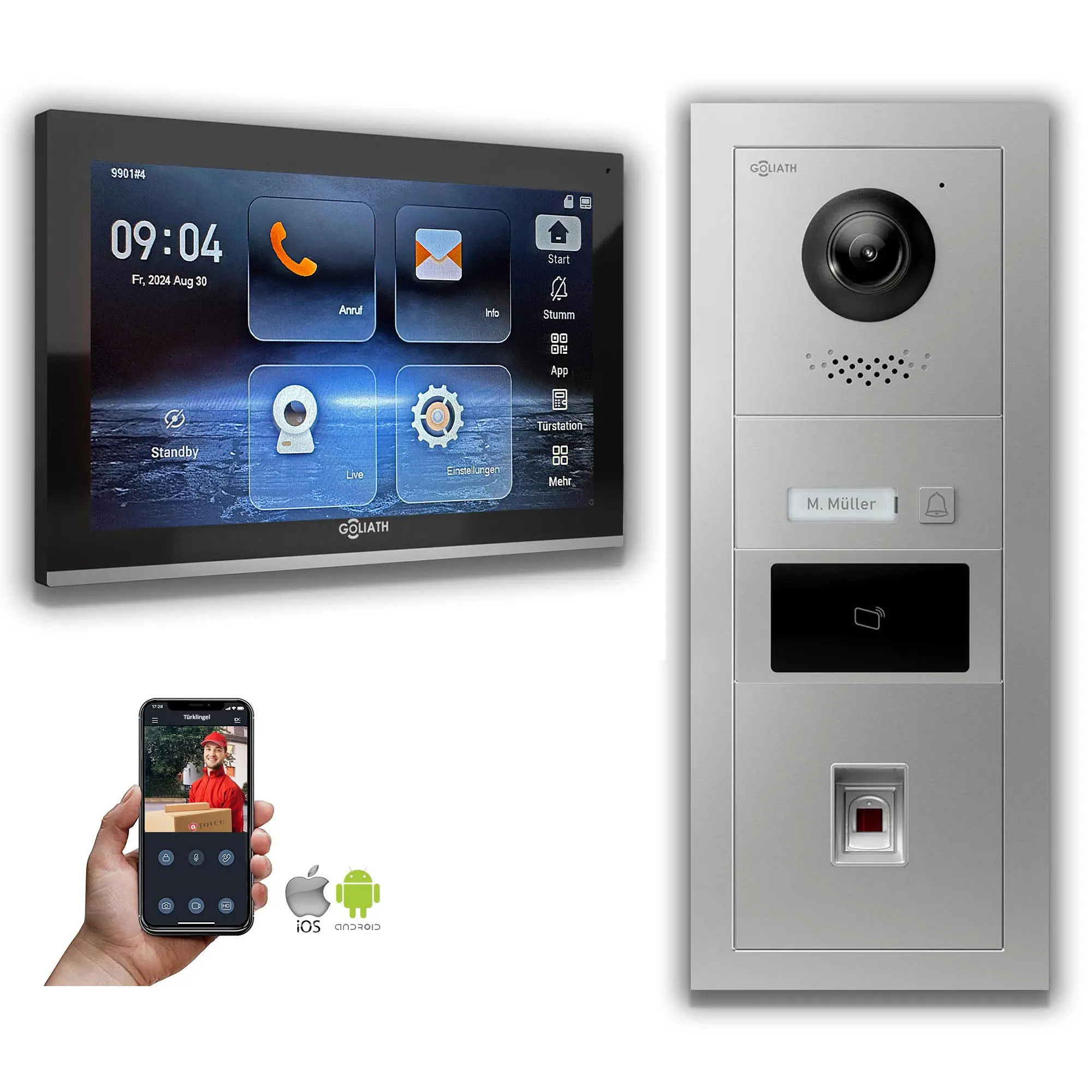 GL-IPH140.1_Video-Tuersprechanlage_Sprechanlage_Goliath_IP_Hybrid