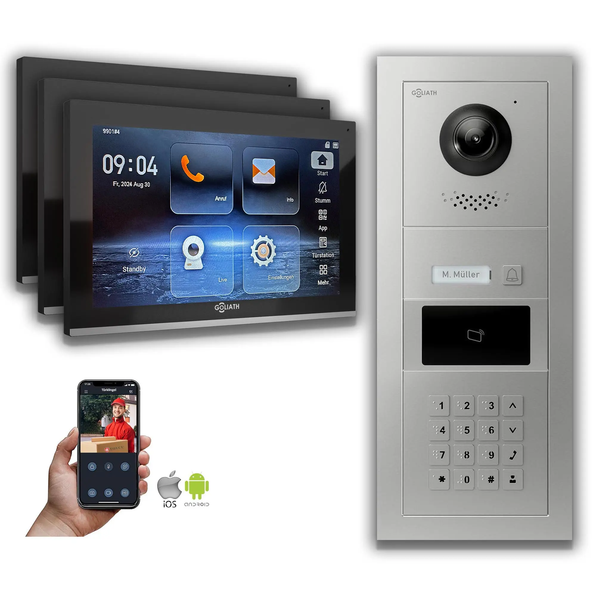 GL-IPH152.1_Video-Tuersprechanlage_Sprechanlage_Goliath_IP_Hybrid