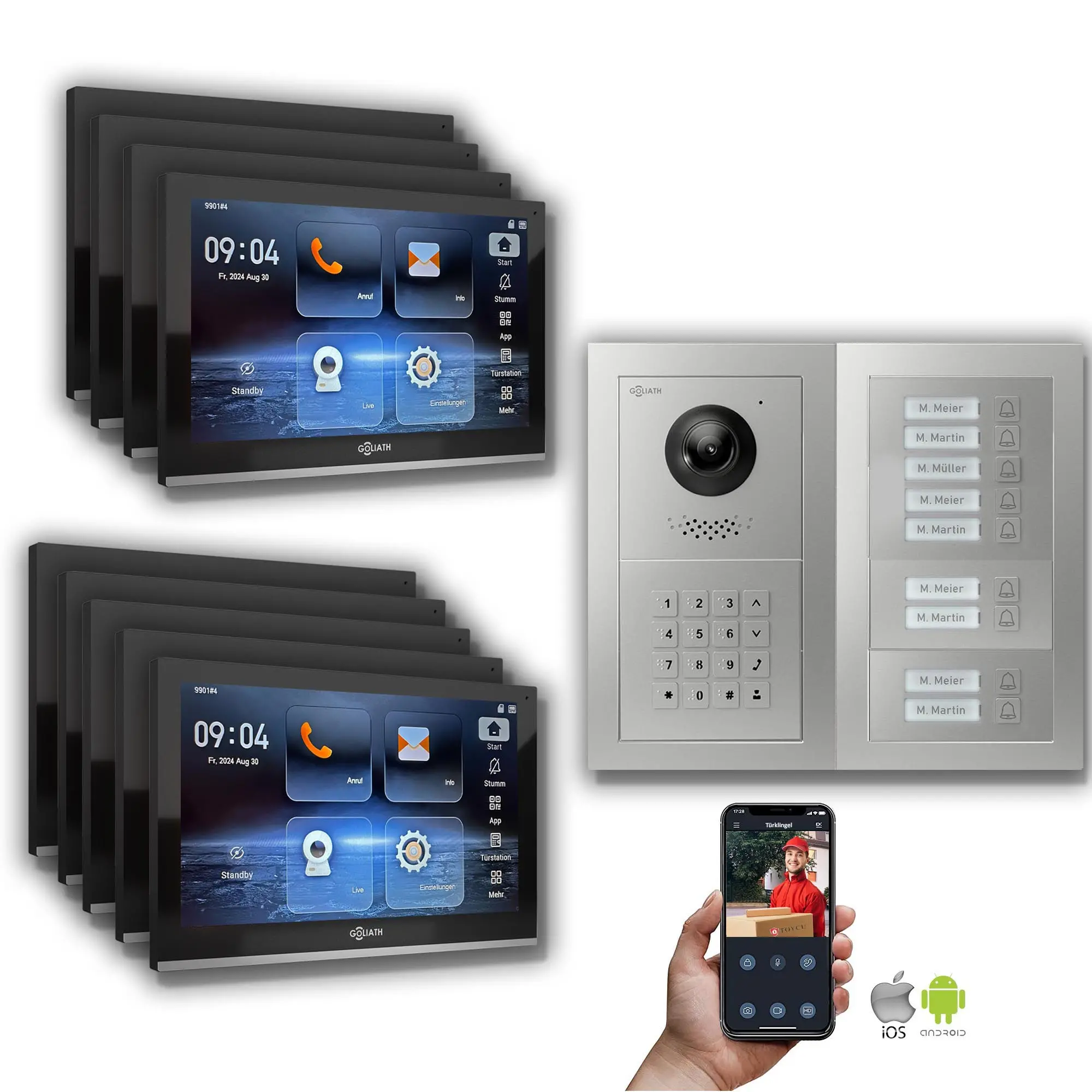 GL-IPH920.1_Video-Tuersprechanlage_Sprechanlage_Goliath_IP_Hybrid