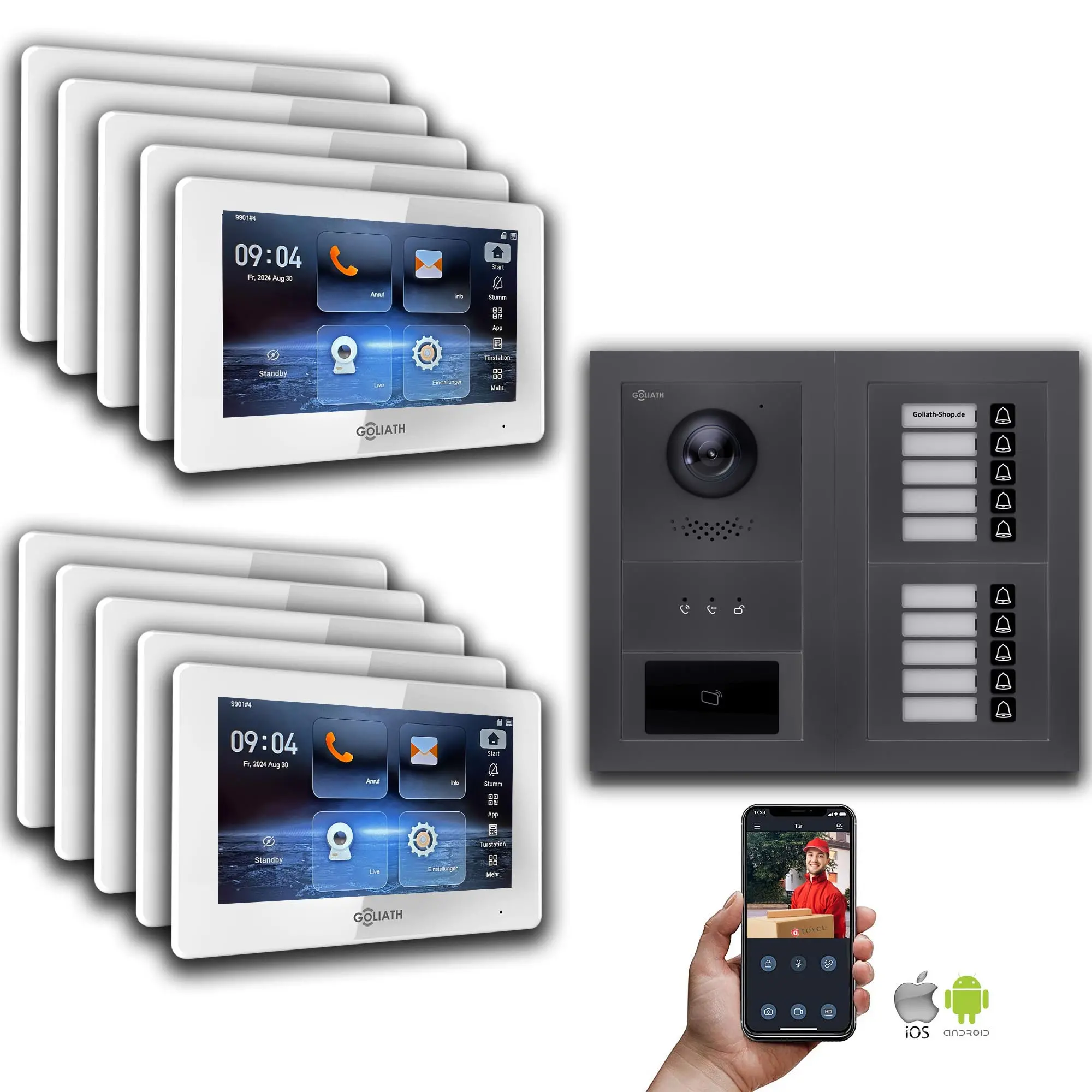 GL-IPH1015A_Video-Tuersprechanlage_Sprechanlage_Goliath_IP_Hybrid