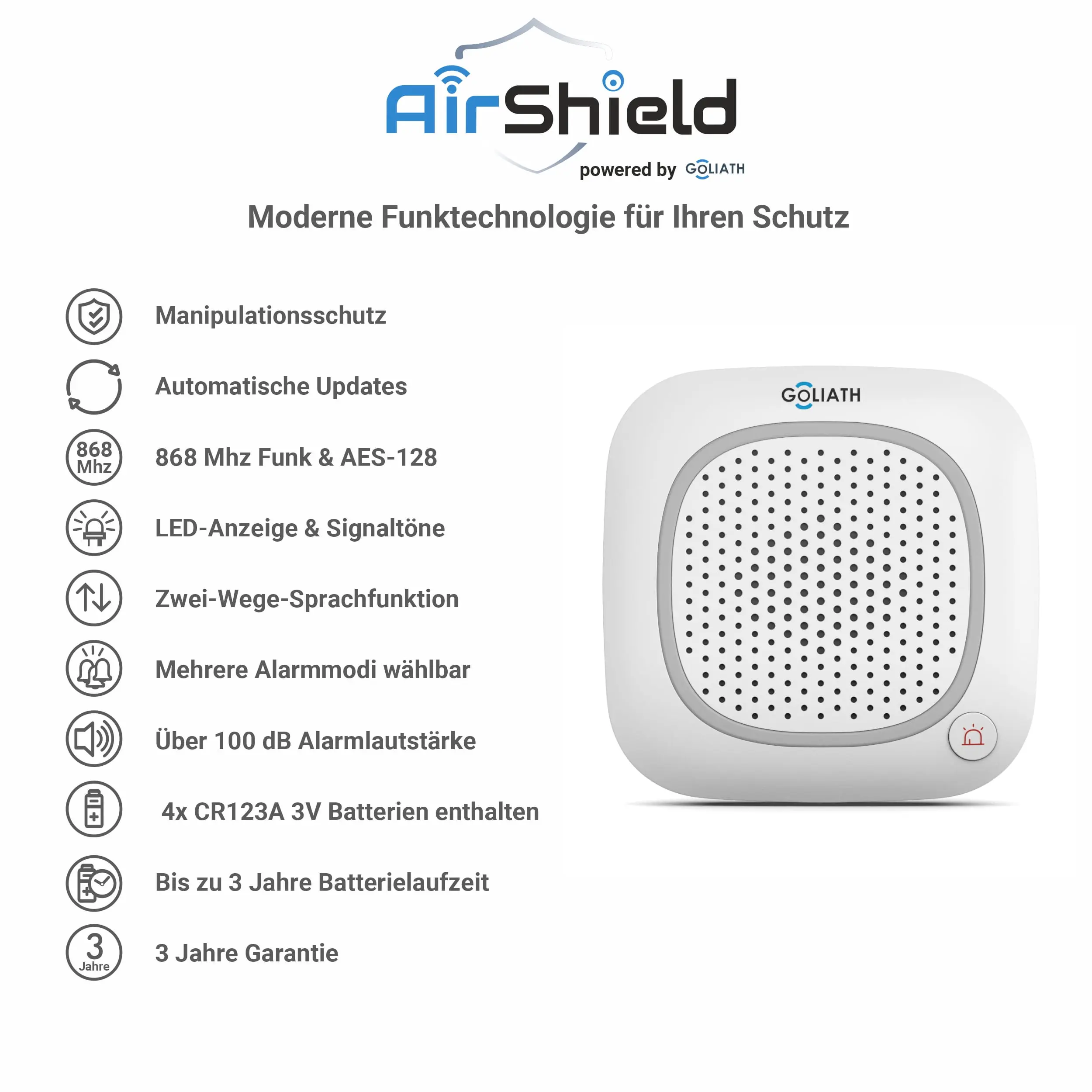 Innensierene_mit_Intercom_Goliath_Alarmanlage_AV-GBA-HS-MIC_1
